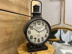 New Boxed Industrial Style Kensington Carriage Clock