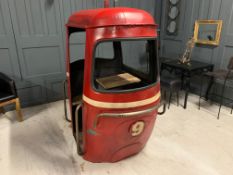 Huge Metal Red Gondola/Seating Pod Table And Bench