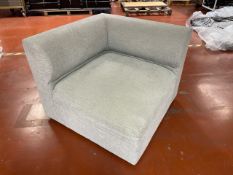 Cohen Corner Unit In Barley Slubby Cotton