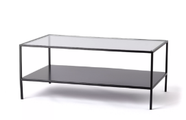 Hepburn Coffee Table In Black Metal