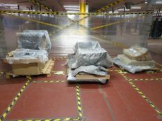 Pallets Of Wooden Table Pieces & Frames x3