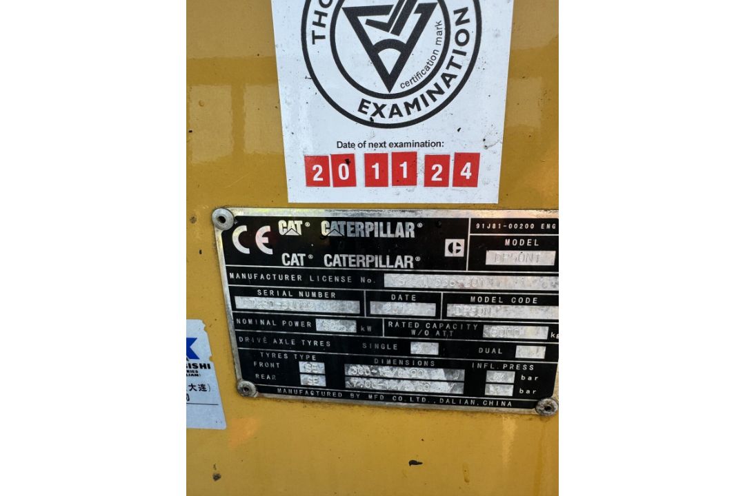 2013, CATERPILLAR - 5 Tonne Diesel Forklift (5,752 hours) - Image 6 of 7