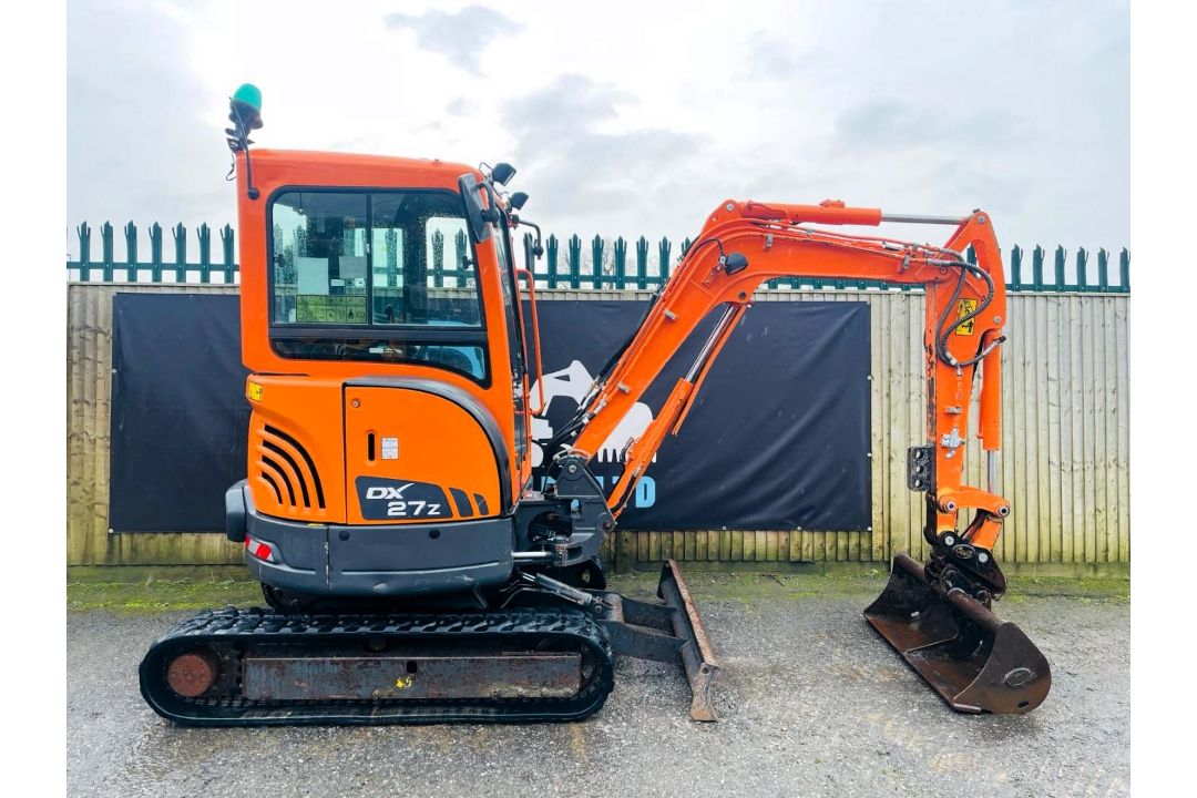2019, DOOSAN DX27Z EXCAVATOR - Image 10 of 17