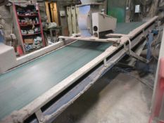 6m x 1m Outlet Conveyor & Integrated Rotary Valve