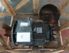 ABB Motor, Foot mount. Refurbished motor in good working order.