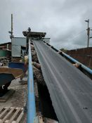16m Incline Conveyor Manufactured By Portable Conveyors JKT650 With Overband Magnet