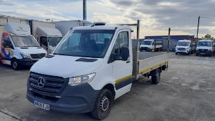 2019 (WR69EJU) Mercedes Sprinter Truck 314 L3 Dropside (116,906 miles)