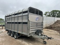 Used Ifor Williams DP120-Tri Sheep Decks Trailer