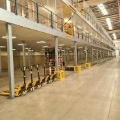 Complete Mezzanine Floor (6.16m Total Finished Height) - Total 2400 m2 over two levels.