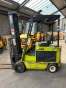 NO RESERVE, CLARK, ECS 30 - Electric Forklift (3139 hours - previously owned by the NEC, BIRMINGHAM)