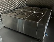 6 Container Freestanding Electric Bain Marie