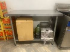 Stainless Steel Preparation Unit