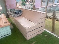 **NOW NO RESERVE** Outdoor Wooden Sofa