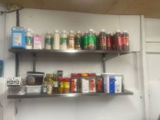 2 Stainless Steel Kitchen Shelves