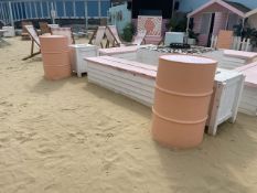 Pair Of Drum Bar Tables