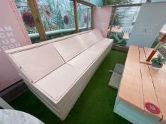 **NOW NO RESERVE** Outdoor Wooden Sofa