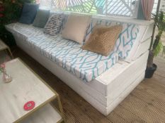 White Wooden Sofa