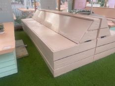 **NOW NO RESERVE** Outdoor Wooden Sofa