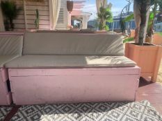 **NOW NO RESERVE** Wooden Sofa