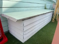 **NOW NO RESERVE** Wooden Box Bench