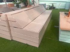 **NOW NO RESERVE** Outdoor Wooden Sofa