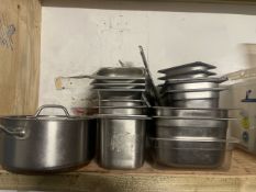 Assorted Pans, Trays & Cooking Utensils