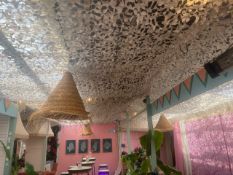 4 x Straw Cone Lampshades