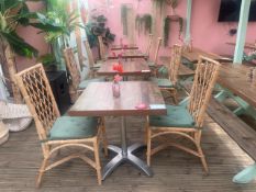 4 x Dining Tables & 8 Chairs