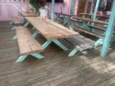 Table and Benches