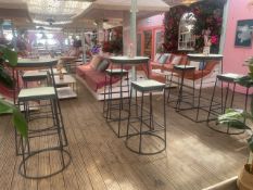 3 x Poseur Tables & Stools