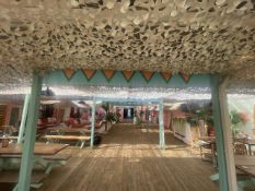 **NOW NO RESERVE** 7 x Bunting Wooden Banner Boards