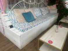 White Wooden Sofa