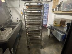 **NOW NO RESERVE** Vogue Catering Tray Stack Trolley