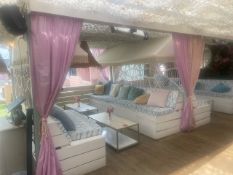 **NOW NO RESERVE** Box Frames With Curtains