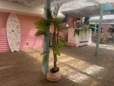 13 x Artificial Trees In Wicker Basket Pots