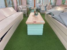 Pair Of Wooden Box Benches