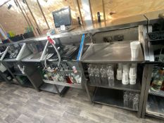 Stainless Steel Bar Serving Area