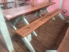 Table and Benches