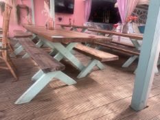 Table and Benches