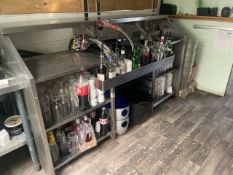 Stainless Steel Bar Serving Area