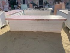 **NOW NO RESERVE** Pair Of Wooden Box Benches