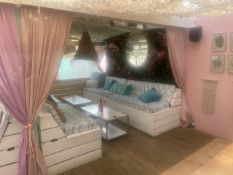 **NOW NO RESERVE** Box Frames With Curtains