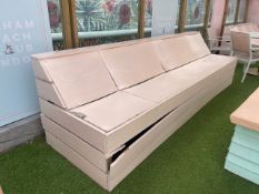 **NOW NO RESERVE** Outdoor Wooden Sofa