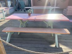 **NOW NO RESERVE** Table & Two Benches