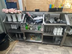 Stainless Steel Bar Serving Area