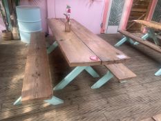 Table and Benches