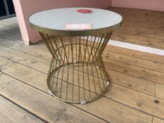 Spool Design Side Table x 2