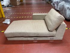 Boston Square Armed Modular Sofa Chaise Unit