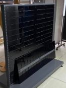 Double Black Slotted Gondola With Shelves x3