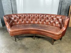 Leather Crescent Sofa From Marcus Wareing Restaurant